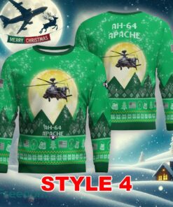 AH 64 Apache AH64 Aircraft Moonlight Multi Color Knitted Christmas Sweater AOP Gift For Men And Women image AH-64 Apache AH64 Aircraft Moonlight Multi Color Knitted Christmas Sweater AOP Gift For Men And Women - AH-64 Apache AH64 Aircraft Moonlight Ugly Christmas Sweater_26
