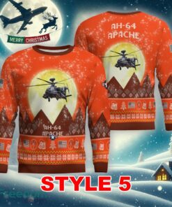 AH 64 Apache AH64 Aircraft Moonlight Multi Color Knitted Christmas Sweater AOP Gift For Men And Women image AH-64 Apache AH64 Aircraft Moonlight Multi Color Knitted Christmas Sweater AOP Gift For Men And Women - AH-64 Apache AH64 Aircraft Moonlight Ugly Christmas Sweater_41