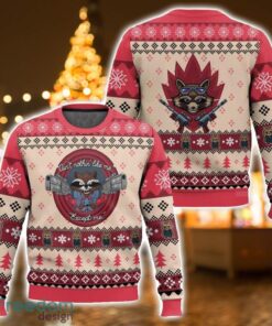 Ain’t No Thing Like Me Except Me Rocket Raccoon Ugly Christmas Sweater 3D All Printed Sweater Christmas Gift