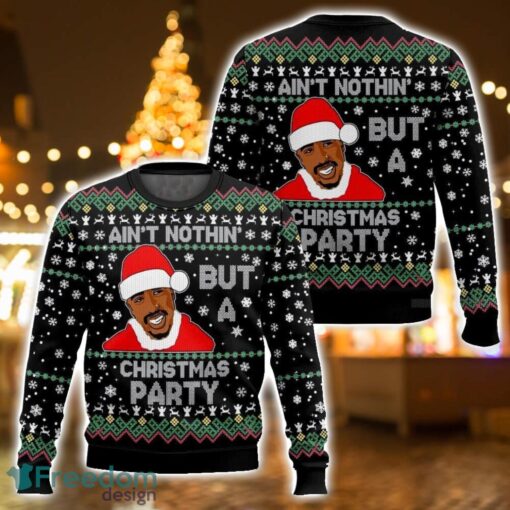 Ain’t Nothing But a Christmas Party, 2PAC Christmas Ugly Christmas Sweater 3D All Printed Sweater Christmas Gift Product Photo 1