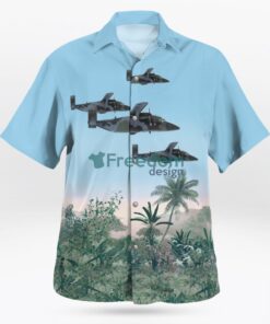 Air Force Short C-23 Sherpa Light Blue Hawaiian Shirt Product Photo 3