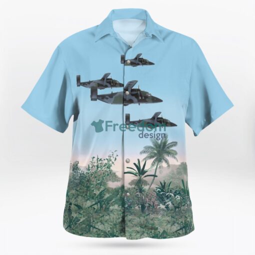 Air Force Short C-23 Sherpa Light Blue Hawaiian Shirt Product Photo 3