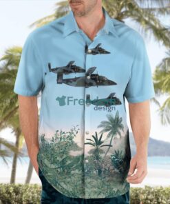 Air Force Short C-23 Sherpa Light Blue Hawaiian Shirt Product Photo 4