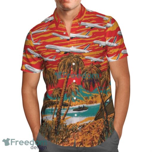 Air France Boeing 777-300ER Hawaiian Shirt Product Photo 2