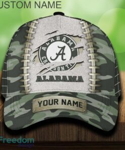 Alabama Crimson Tide 3D Hat And Cap Beach Design Camo Green For Fans Gift Custom Name Alabama Crimson Tide 3D Hat And Cap Beach Design Camo Green For Fans Gift Custom Name