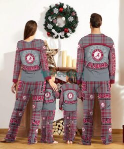 Alabama Crimson Tide Custom Name Pajamas Set For Family Sport Team Pajamas Christmas Gift Product Photo 2