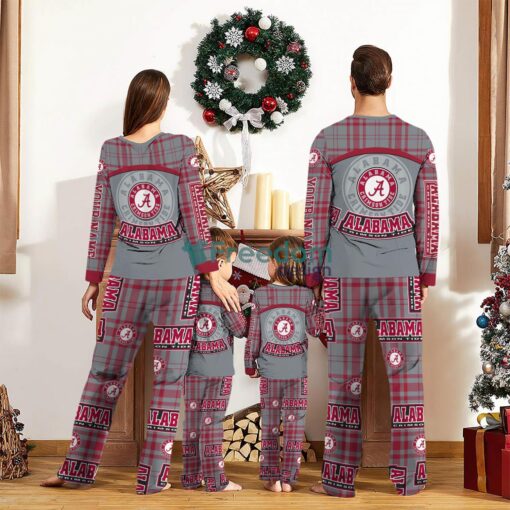 Alabama Crimson Tide Custom Name Pajamas Set For Family Sport Team Pajamas Christmas Gift Product Photo 2