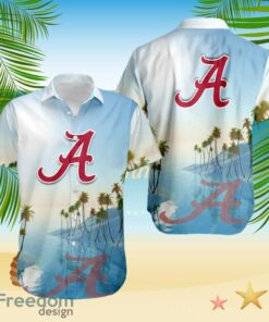 Alabama Crimson Tide NCAA Tropical Beach Blue Hawaiian Shirt