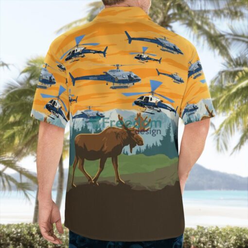 Alaska Police Helicopter Hawaiian Shirt Product Photo 2