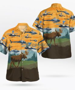 Alaska Police Helicopter Hawaiian Shirt