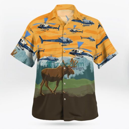 Alaska Police Helicopter Hawaiian Shirt Product Photo 4