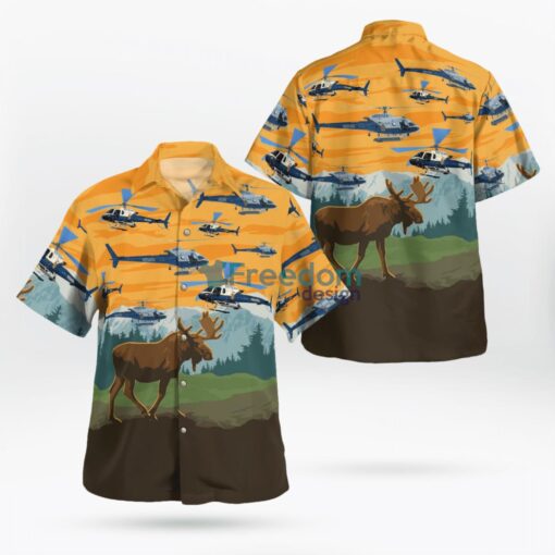 Alaska Police Helicopter Hawaiian Shirt Product Photo 1