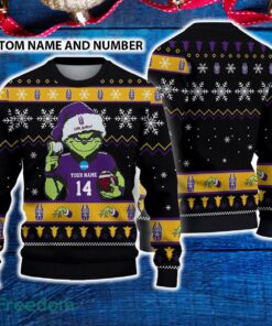 Albany Great Danes 3D Ugly Christmas Sweater Grinch Funny Custom Number And Name
