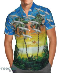 Alitalia Airbus A319-100 Hawaiian Shirt Beach Shirt Product Photo 2