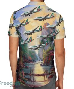 Alitalia Airbus A320-200 Hawaiian Shirt Beach Shirt Product Photo 3