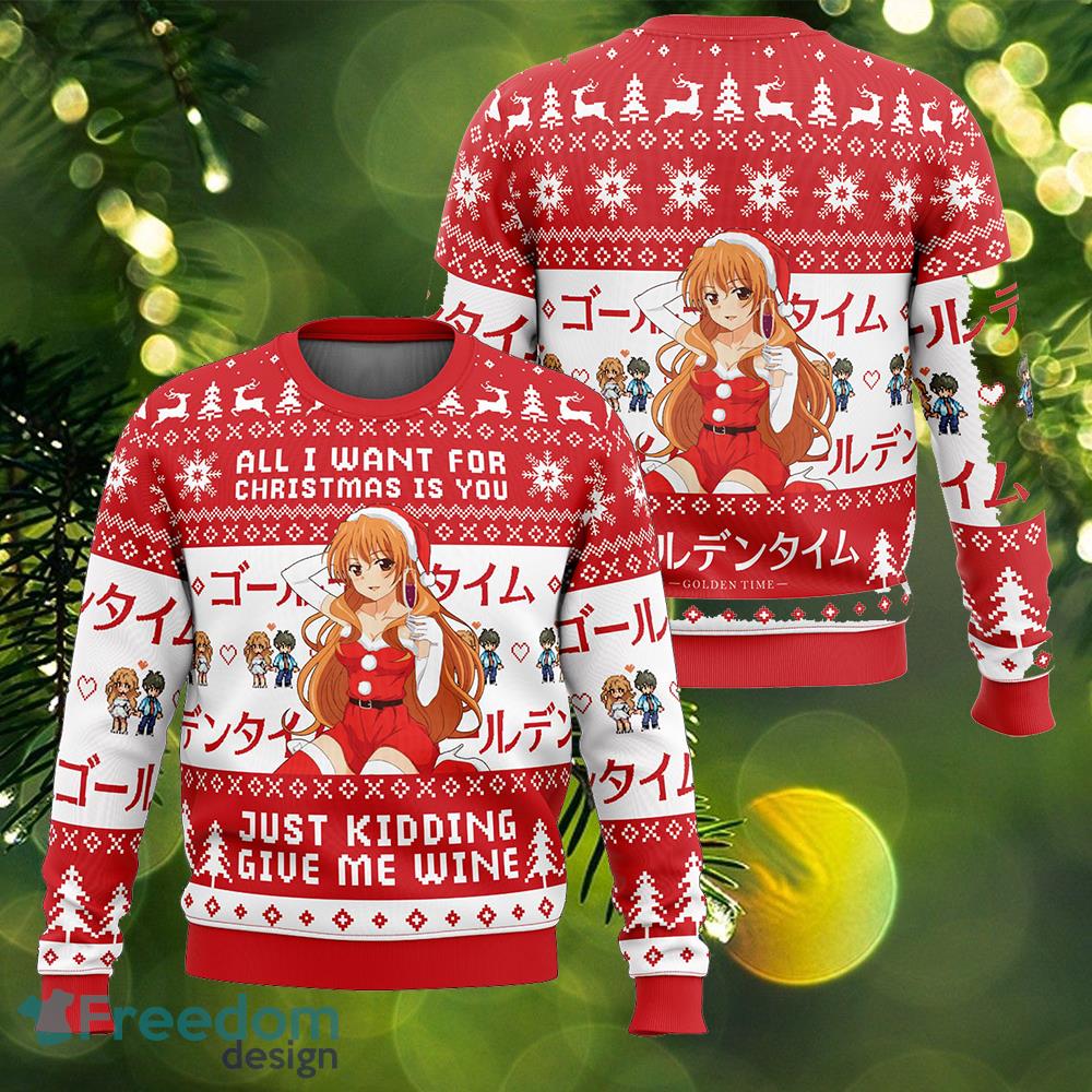 All I Want For Christmas Is You Golden Time Ugly Christmas Sweater Gift For Men And Women image All I Want For Christmas Is You Golden Time Ugly Christmas Sweater Gift For Men And Women - All I Want For Christmas Is You Golden Time Ugly Christmas Sweater Gift For Men And Women