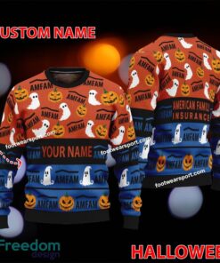 Amfam Personalized Halloween Ugly Christmas Sweater Gift Holidays