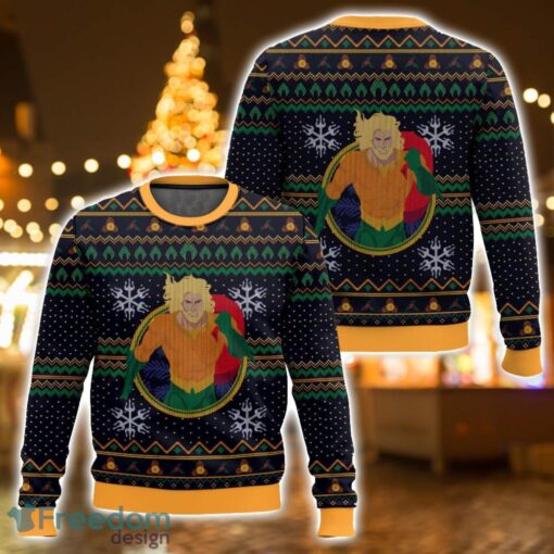 Aquaman DC Comics Ugly Christmas Sweater 3D All Printed Sweater Christmas Gift Product Photo 1