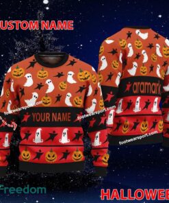 Aramark Personalized Halloween Knitted Christmas Sweater Gift For Men And Women