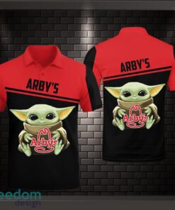 Arby’s  AOP 3D Polo Shirt Unique Gift Golf Baby Yoda Polo Shirt