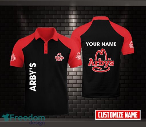 Arby's AOP 3D Polo Shirt Unique Gift Golf Polo Shirt Custom Name Product Photo 1