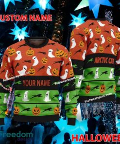 Arctic Cat Car Racing Personalized Halloween Ugly Christmas Sweater AOP For Fans