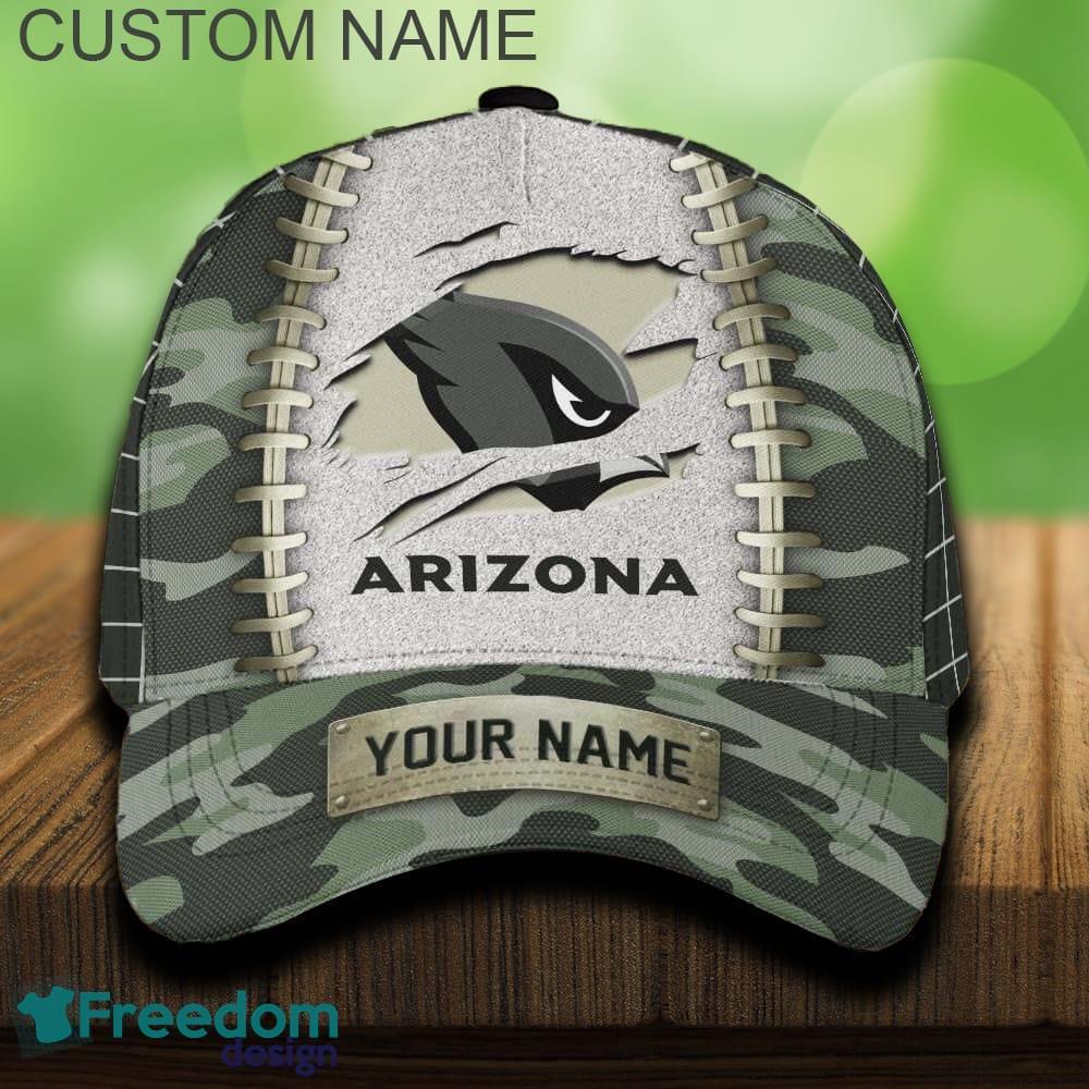 Arizona Cardinals 3D Hat And Cap Beach Design Camo Green For Fans Gift Custom Name image Arizona Cardinals 3D Hat And Cap Beach Design Camo Green For Fans Gift Custom Name - Arizona Cardinals 3D Hat And Cap Camo_1
