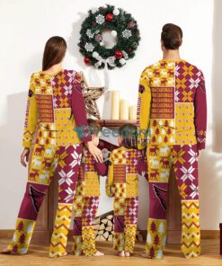 Arizona Cardinals Pajamas Set Christmas snowflake pattern Cute Pajamas For Family Christmas Gift Ideas Custom Name Product Photo 2
