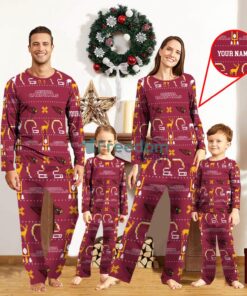 Arizona Cardinals Sport Team Logo Pajamas Set Family Christmas Gift Custom Name Special Gift