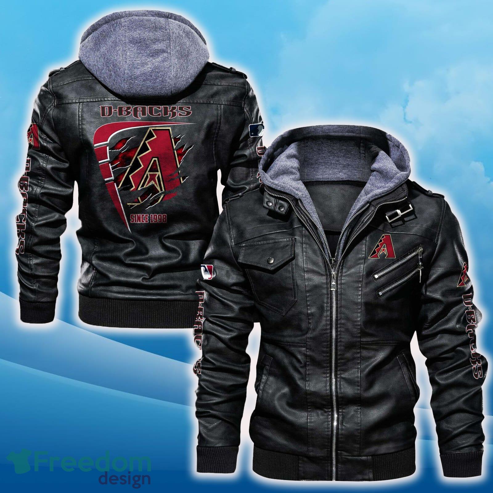 Arizona Diamondbacks Leather Jacket Black And Brown Color For Men And Women Gift Fans All OVer Print Gift Fans image Arizona Diamondbacks Leather Jacket Black And Brown Color For Men And Women Gift Fans All OVer Print Gift Fans - Arizona Diamondbacks Leather Jacket_1