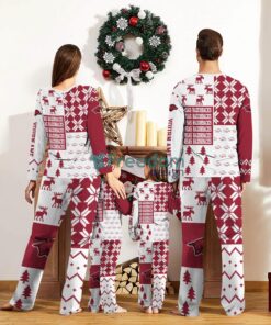Arkansas Razorbacks Pajamas Set Custom Name Gift For Christmas Family Pajamas Set Product Photo 2