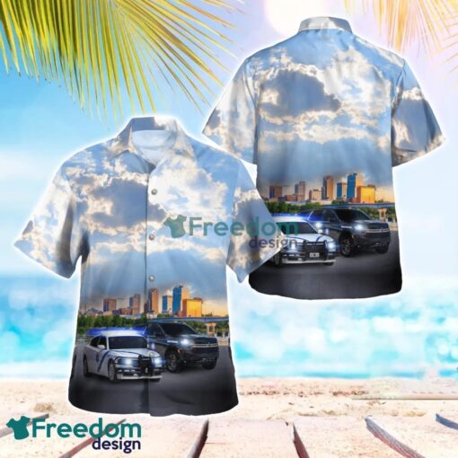 Arkansas State Police Aloha Hawaiian Shirt Product Photo 1