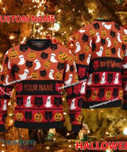 Arkansas State Red Wolves Personalized Halloween Ugly Christmas Sweater For Fans