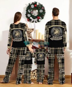 Army Black Knights Custom Name Pajamas Set For Family Sport Team Pajamas Christmas Gift Product Photo 2