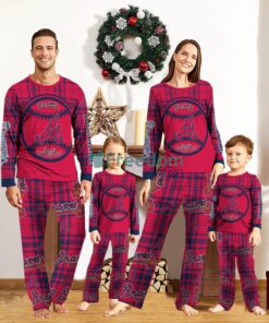 Atlanta Braves Custom Name Pajamas Set For Family Sport Team Pajamas Christmas Gift