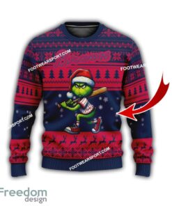 Atlanta Braves Multi Grinch Ugly Christmas Sweater Gift For Men And Women