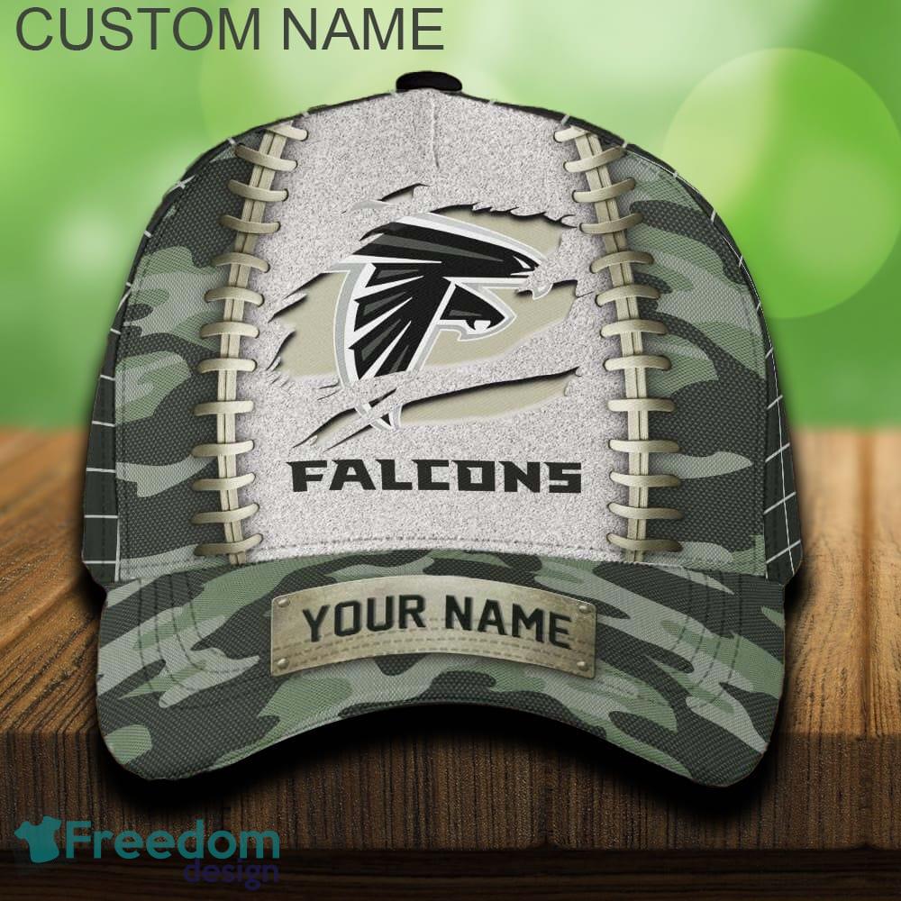 Atlanta Falcons 3D Hat And Cap Beach Design Camo Green For Fans Gift Custom Name image Atlanta Falcons 3D Hat And Cap Beach Design Camo Green For Fans Gift Custom Name - Atlanta Falcons 3D Hat And Cap Camo_1