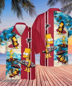 Atlanta Falcons Bart Simpson Hawaiian Shirt Funny For Men Women Fans