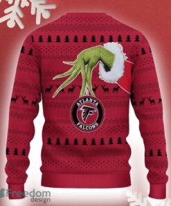 Atlanta Falcons Grinch Driving Funny 3D Ugly Christmas Sweater For Men Women - Atlanta Falcons Christmas Sweater Grinch Driving Photo 3
