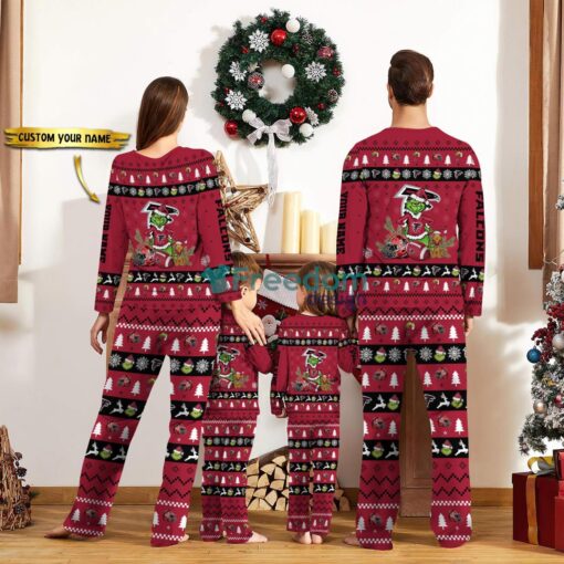 Atlanta Falcons Pajamas Sport Team Pajama Set Christmas Gift For Family Custom Name Unique Gift Product Photo 2