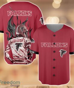 Atlanta Falcons Wave Player Baseball Jersey Shirt For Team