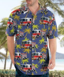 Atlanta Fire Rescue Department Atlanta, Georgia Hawaiian Shirt Beach Shirt Product Photo 4