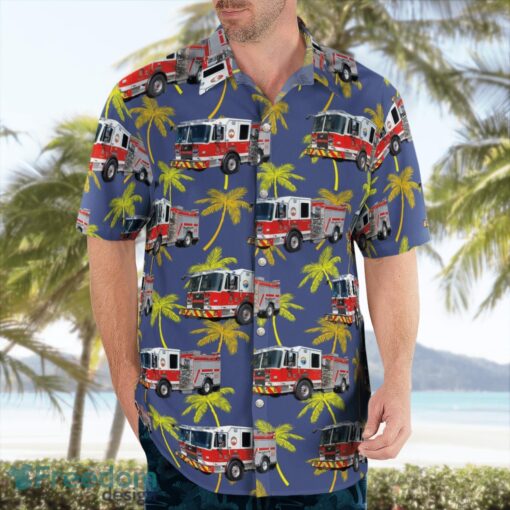 Atlanta Fire Rescue Department Atlanta, Georgia Hawaiian Shirt Beach Shirt Product Photo 4