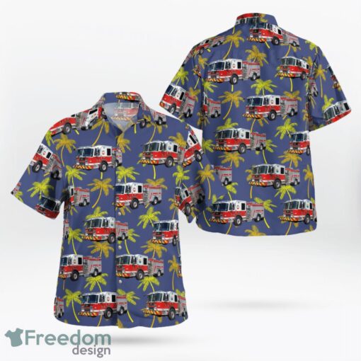 Atlanta Fire Rescue Department Atlanta, Georgia Hawaiian Shirt Beach Shirt Product Photo 1