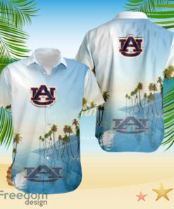 Auburn Tigers NCAA Tropical Beach Blue Hawaiian Shirt