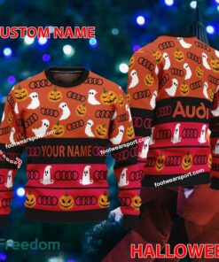 Audi Car Racing Personalized Halloween Ugly Christmas Sweater AOP Gift For Men And Women