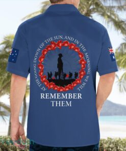 Australia Anzac Day We Will Remember Them Hawaiian Shirt Beach Shirt Product Photo 2