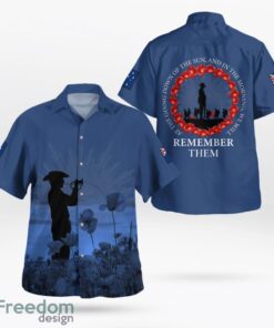 Australia Anzac Day We Will Remember Them Hawaiian Shirt Beach Shirt