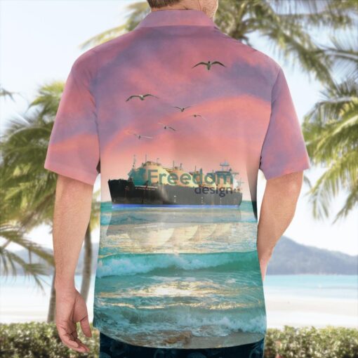 Australia NORTHWEST SANDERLING LNG Tanker Hawaiian Shirt Product Photo 2