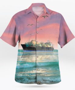 Australia NORTHWEST SANDERLING LNG Tanker Hawaiian Shirt Product Photo 3